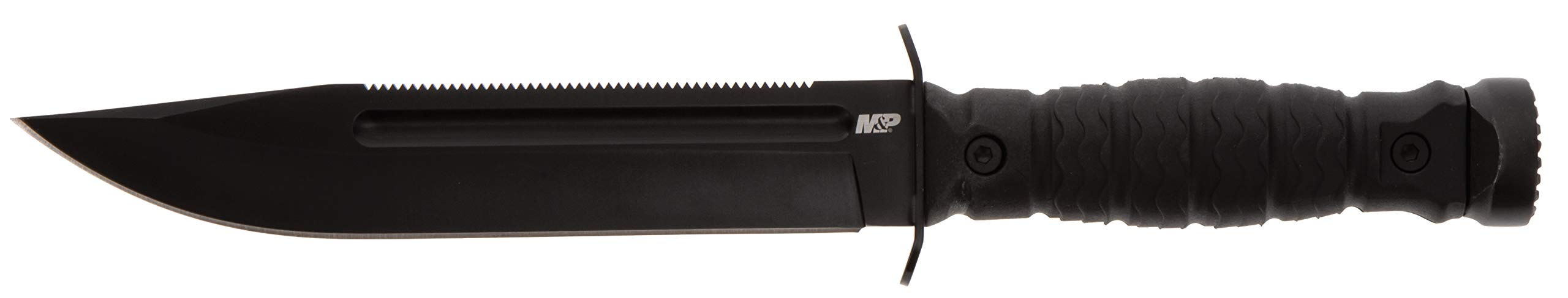 Smith & Wesson M&P Special Ops Survival Knives with Full-Tang Construction, 5"-7", Black Oxide Coated Stainless Steel Blade, For Tactical, Survival, and Outdoors