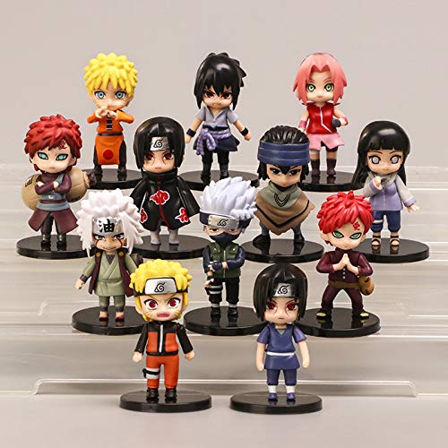 6 Piezas Naruto Pop Figura De Acción Naruto Personaje Naruto Figura De Acción Set Pequeñas Figuras En Forma De Personaje12 Piece Set Cover