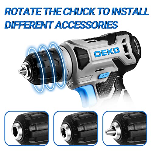 image for DEKOPRO 8V Cordless Drill Set, Power Drill with 3/8