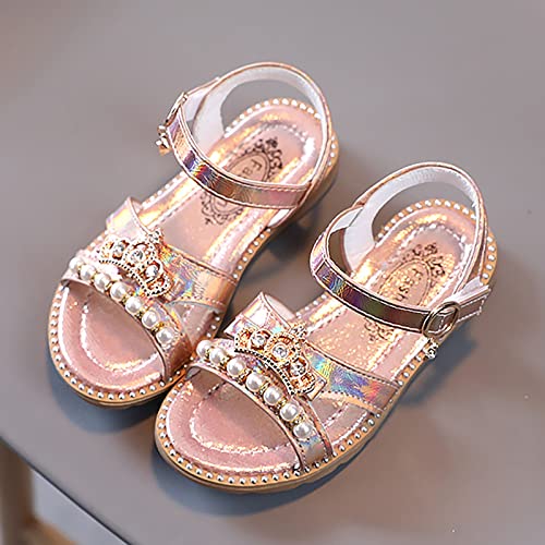 Flower Sandals for Toddler Girls Girls Sandals Flat Pearl Children Shoes Big Kids Beach Shoes Heels Sandals for Girls4