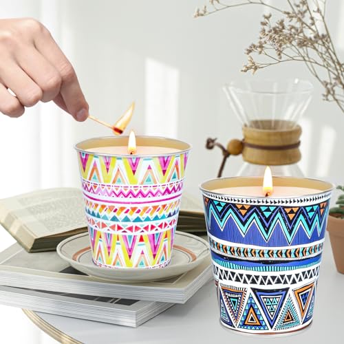 Citronella Candles Outdoor Large, 27.6oz Citronella Fragrance Candle Set, 210 Hrs Burning, Scented Soy Wax Candle Summer Gifts for Home Garden Patio Yard Balcony Camping BBQ - Image 6