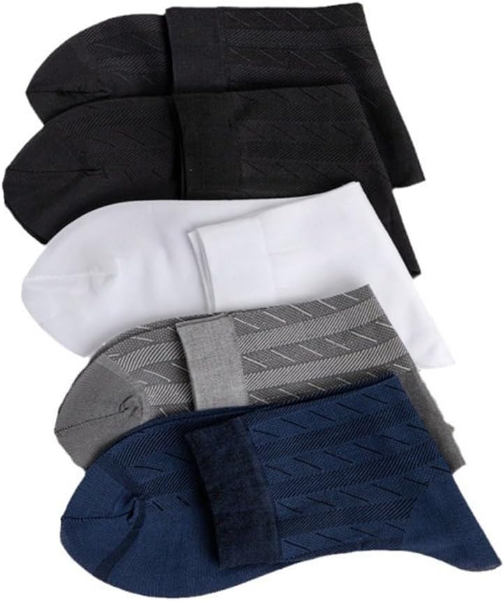 Men's Business Casual Ankle Socks Breathable Cotton Resistant Elastic Formal Suit Short Tube Socks