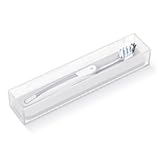 Linkidea Acrylic Toothbrush Holder with Drainage Hole, Bathroom Drawer Organizer with Drying Diatomite Stone, Compatible with Extra Clean, Oral-B CrossAction Toothbrush