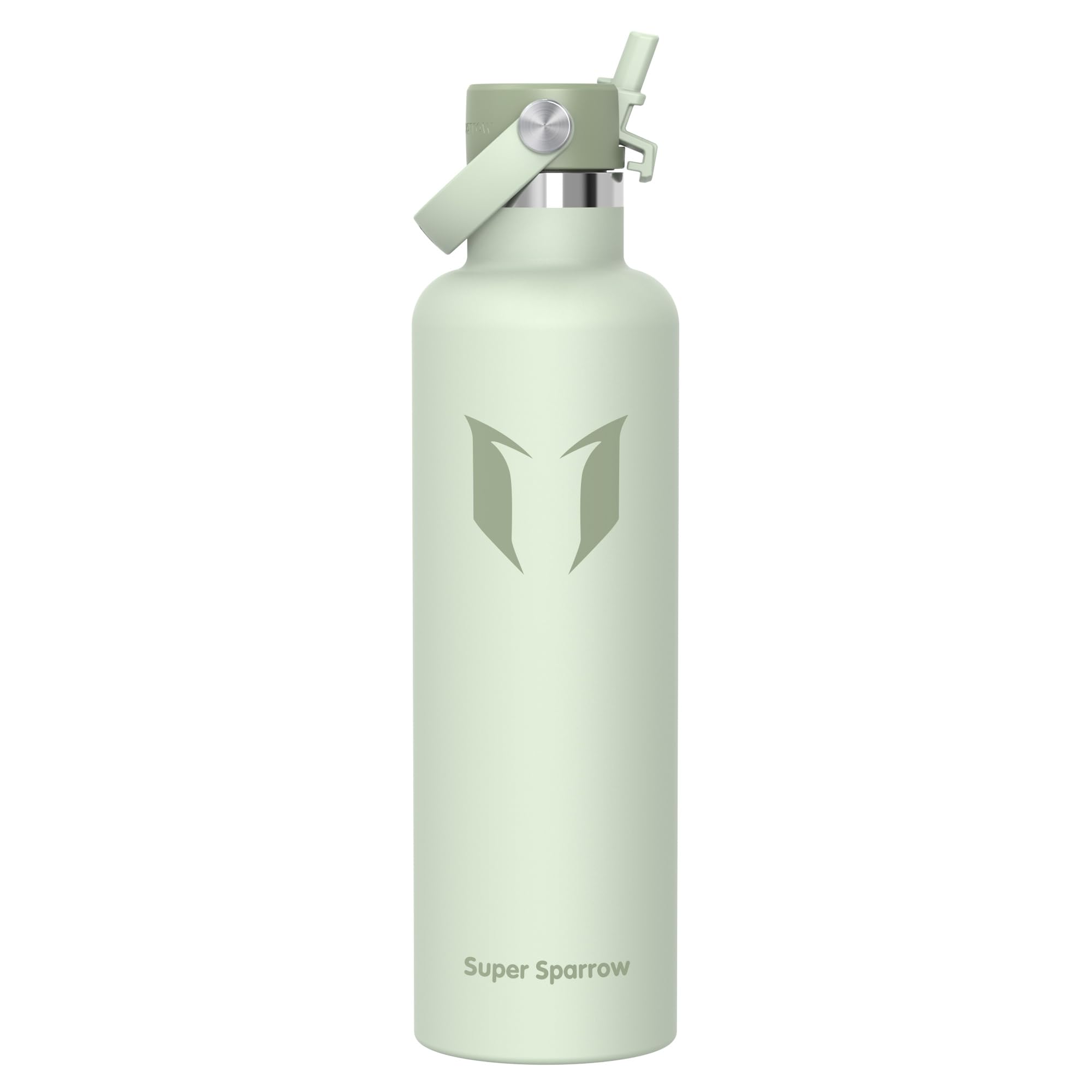 Sparrow Insulated Water Bottle 1.2L - FlipFlow Metal Water Bottles with Straw Lid - BPA Free - Leakproof Stainless Steel Flask for Sport, Camping, Hiking, Outdoor, Travel