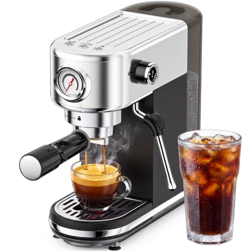 Image of atatix Espresso Machine, 20 Bar Espresso Coffee Machine with Milk Frother