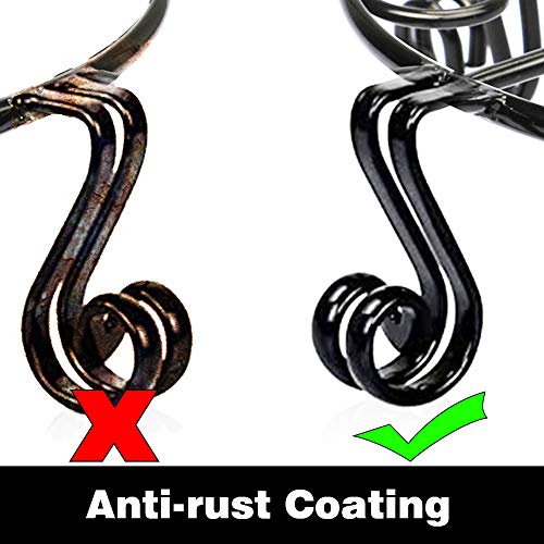 4 Pack Black Plant Stand For Flower Pot Heavy Duty Potted Holder Indoor Outdoor Metal Rustproof Iron Garden Container Round Supports Rack For Planter Bronze, Pumpkin Stand Outdoor…… #TOP2