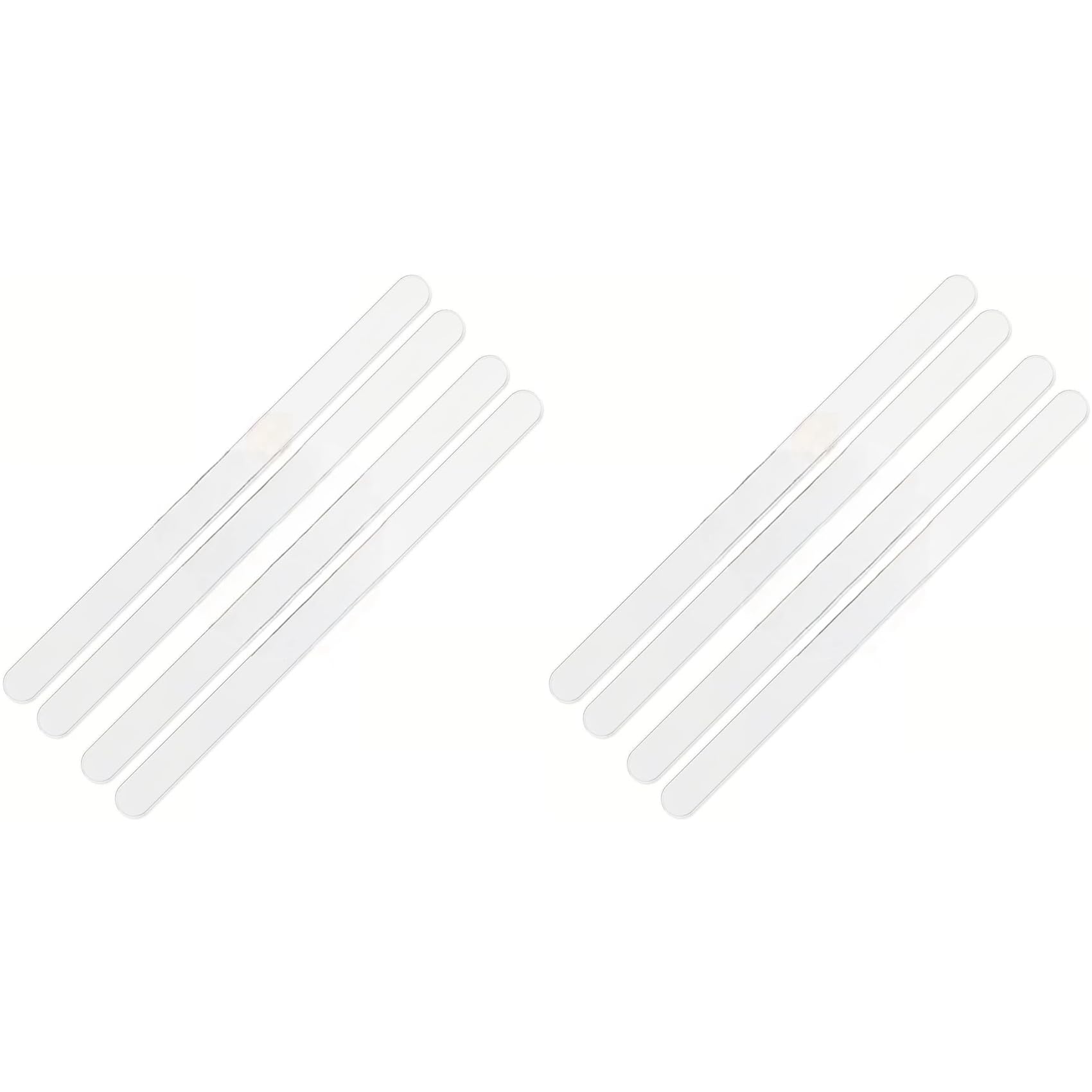 Hndhbfgrt 8PCS Replacement Strips for Bedsheet Holder, Replacement Straps Compatible with Most Lock Sheet Holders(Clear)