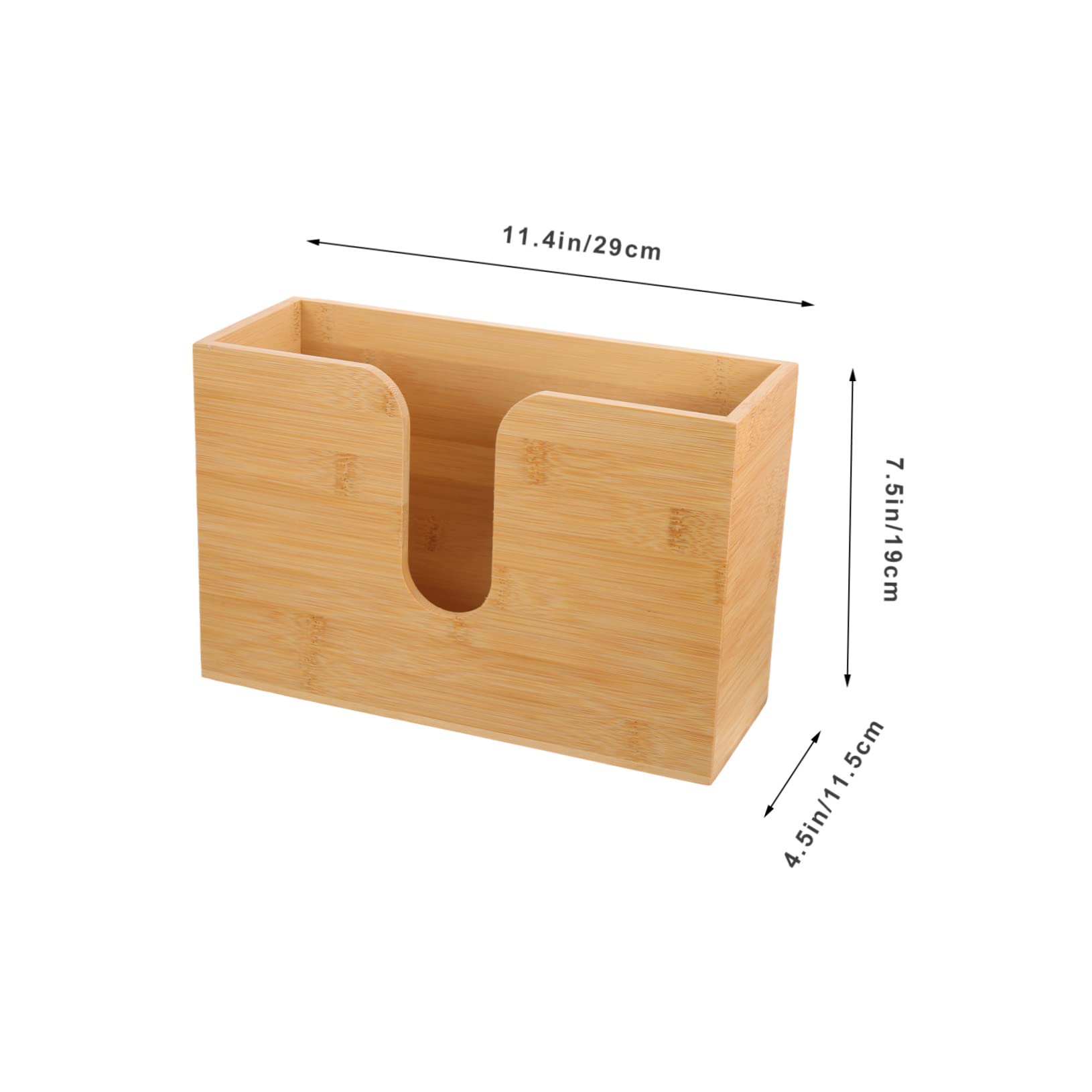 Alipis Hanging Tissue Box for Bathroom Paper Towel Holder Wall Mount Wooden Napkin Dispenser Box Commercial Use