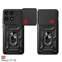 TheGiftKart Tough Armor Bumper Back Cover Case for Xiaomi 17 5G | Kickstand & Ring Holder | 360 Degree Protection Back Cover Case for Xiaomi 17 5G (PC & TPU, Rotating Camera Cover, Black) gallery image