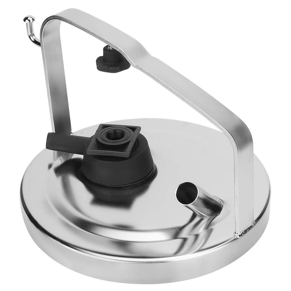 Jeffergarden Equipo de ordeño Tapa de Cubo de Leche de Acero Inoxidable Tapa de Tapa con tapón de Junta Asiento Herramienta de Cocina para Interiores