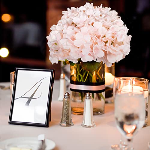 Auihiay 36Pcs Silk Hydrangea Heads With Stems, Artificial Hydrangea Flowers Pink Silk Flower Heads For Diy Wedding Centerpiece Home Party Baby Shower Garden Decor (Pink) #TOP4
