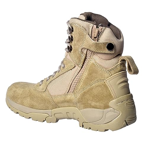 Amazon Allen Cooper Army Boots Genuine Leather Boots Brown Allen