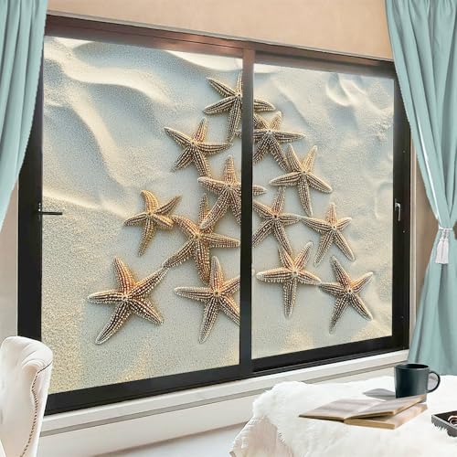 Vinilo decorativo para ventana efecto vidrio esmerilado 2 piezas miniatura 1