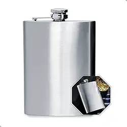 Cantil De Bolso Em Aço Inox Porta Bebidas Portátil Whisky