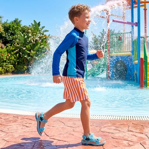 Image of DREAM PAIRS Boys Girls Sandals Kids Adventurous Light-Weight Adjustable Straps Summer Water Shoes (Toddler /Little Kid /Big Kid)