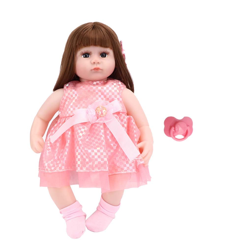 Bambole per Neonati in Vinile Bambola Realistica da 42 Cm per Regali di Compleanno e Compagni di Gioco (bambola della principessa)