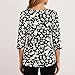 3/4 Length Sleeve Women's Tops Vacation V Neck Satin Shirts Summer Printed T Shirt Fashion Dressy Casual Blouse