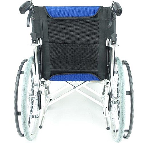 カドクラ 車椅子 ビーンズ カリビアンブルー F102-B Amazon | カドクラ 全5色 自走用車いす ビーンズ カリビアンブルー
