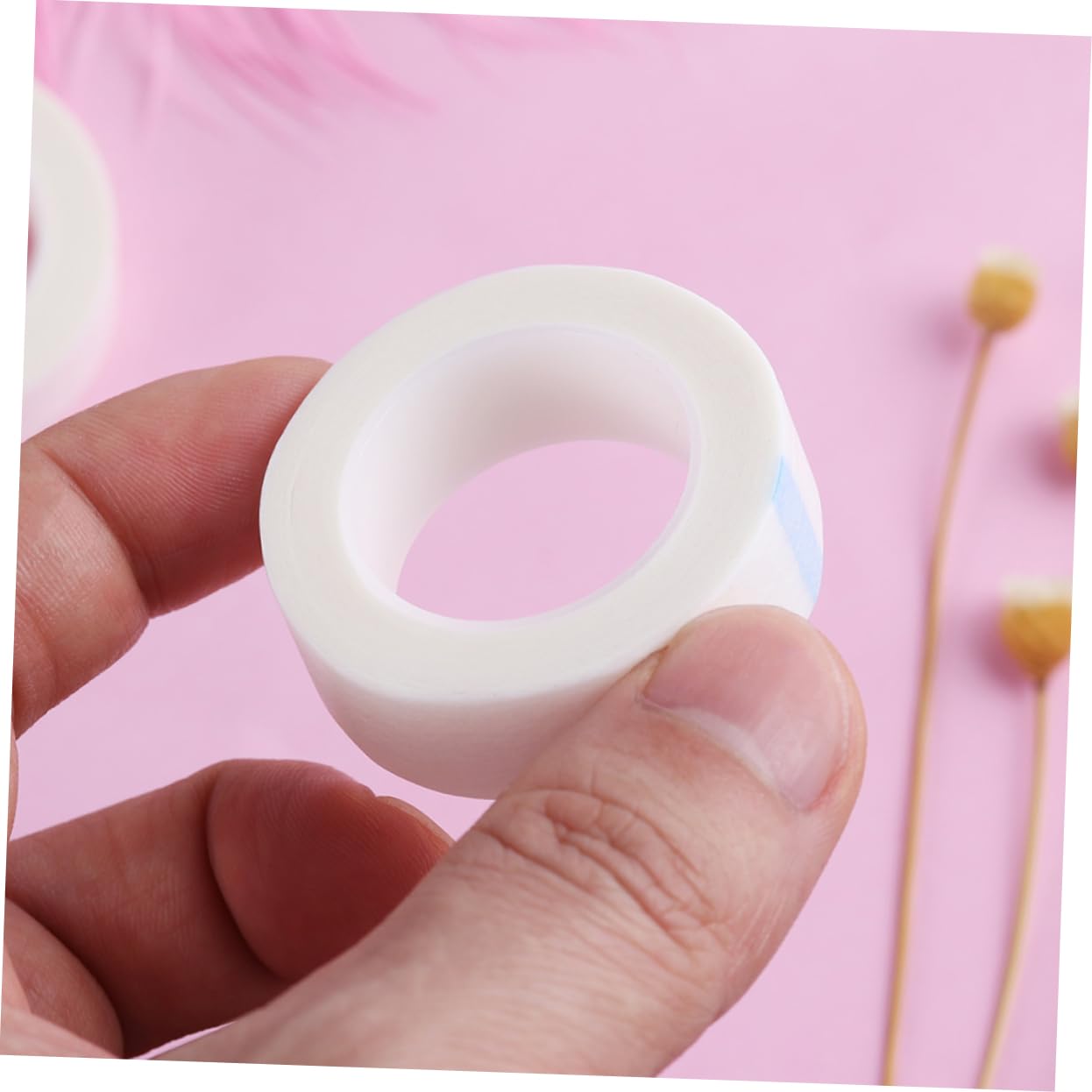 TOVINANNA 12 Rolls Eyelash Tape Women Eyelash Tape Tape Salon Eyelash Tape White
