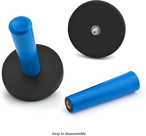 Miniatura 2 de EHDIS Imanes de vinilo para automóvil, soporte magnético de agarre negro, herramienta de tinte de ventana para vinilo de letreros, envoltura de