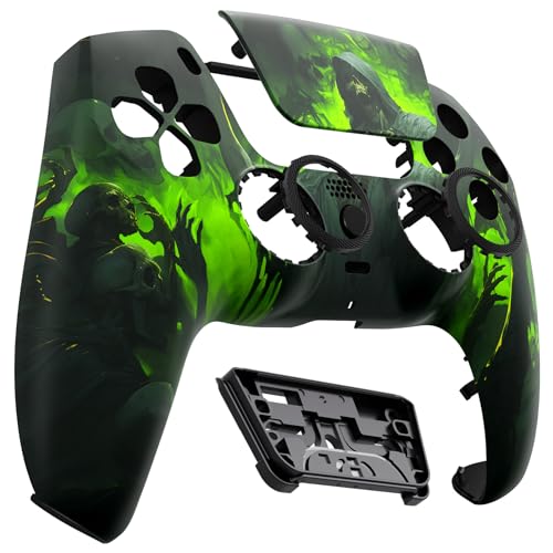 eXtremeRate LUNA Redesigned Front Shell Touchpad Compatible with ps5 Controller BDM-010 020 030 040 050, Dark Carnival Replacement Custom Touch Pad Cover Compatible with ps5 Controller - Image 3