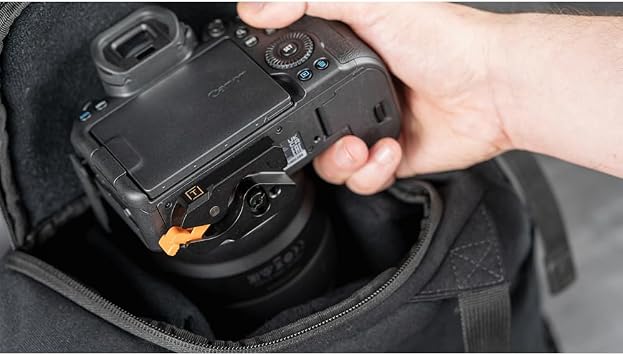 Tether Tools TetherGuard LeverLock Tripod Plate Port Protection | Tripod Plate for Cable Management | 5-Point Protection System | Secures Cable to Camera Port | Arca-Compatible Tripod Mount