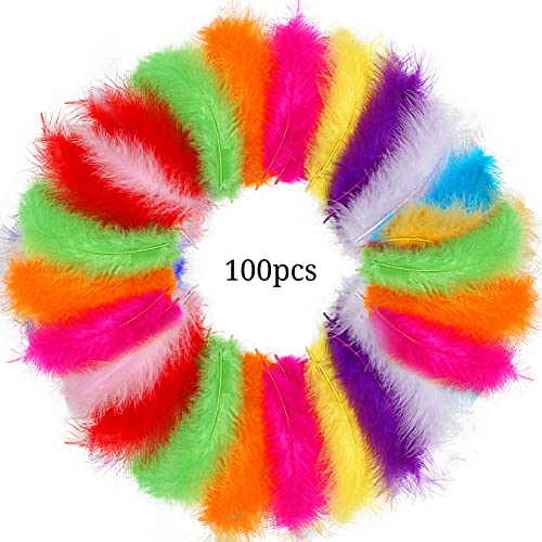 Feelfunfeather Mix Color Fluffy Feather For Craft & Dream Catcher #TOP1