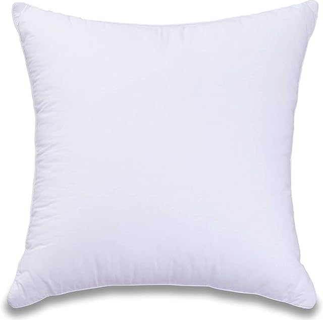 Adams Linens Hollow Fiber Cushion Pad Insert Filler Inner 18" x18 (45 x 45cm)