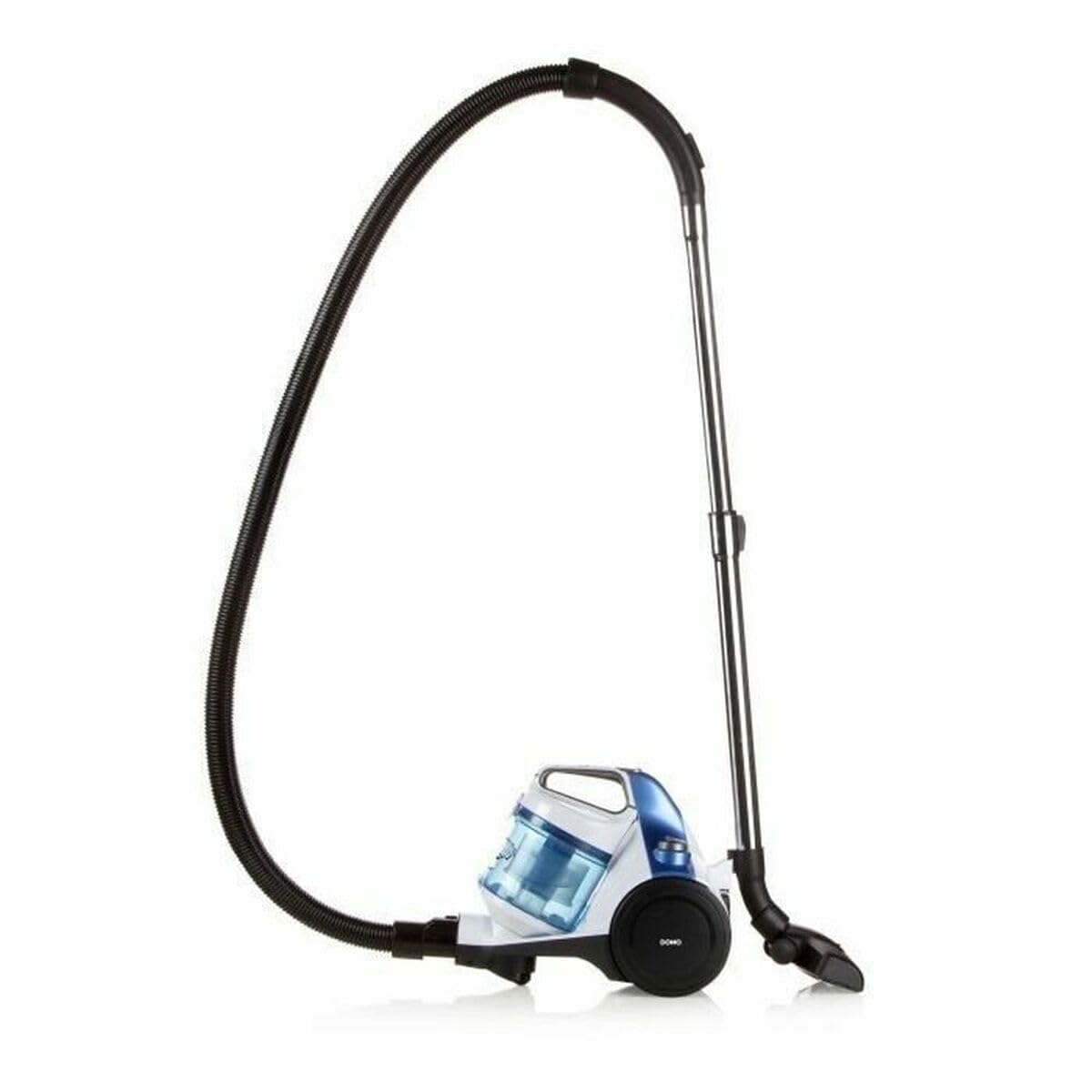 Domo DO7286S Aspiradora sin Bolsa, Blanco/Azul, 700 W, 1,5 litros, 1 decibelio