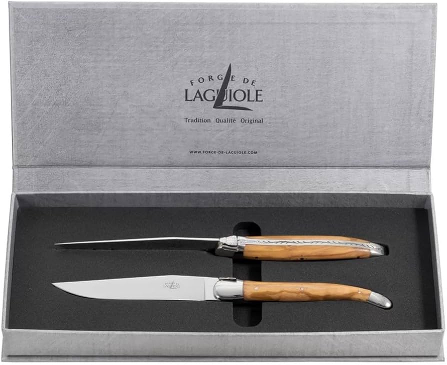 フォルジュドライヨール テーブルナイフ ジュニパー艶消し 2本【38314】