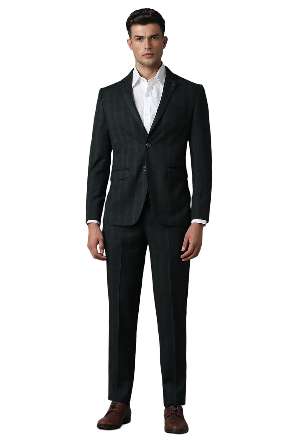 louis philippe Men's Polyester Blend Two Piece Suit-Dress Set-picture-17