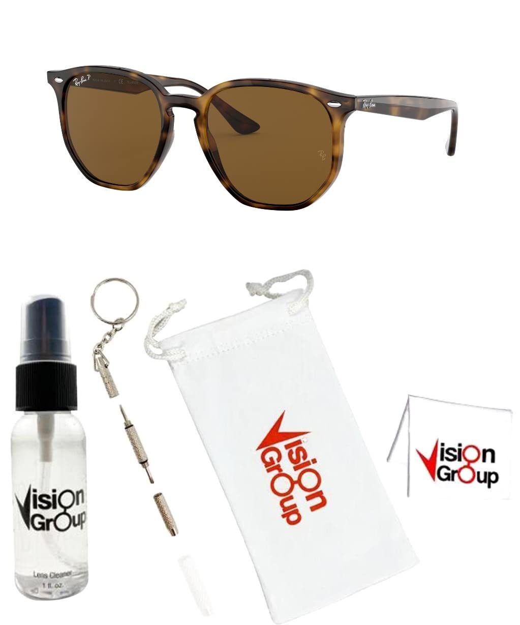 Ray-Ban RB4306 Sunglasses + Vision Group Accessories Bundle
