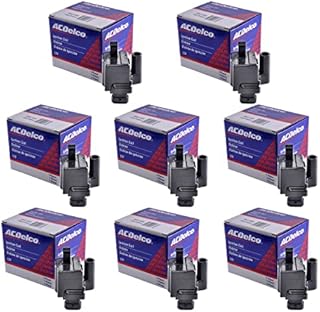 New OEM-ACD Ignition Coil Set (8) Fits LS2, LS4, LS7 Engines Square Coil 1st Design ACDelco Mexico D581