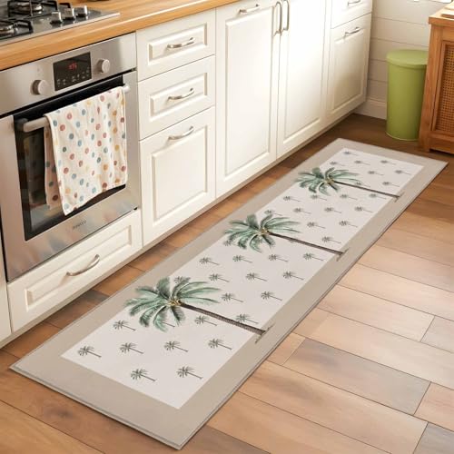 Tapete corredor Palm Trees 2x6 lavable antideslizante miniatura 4