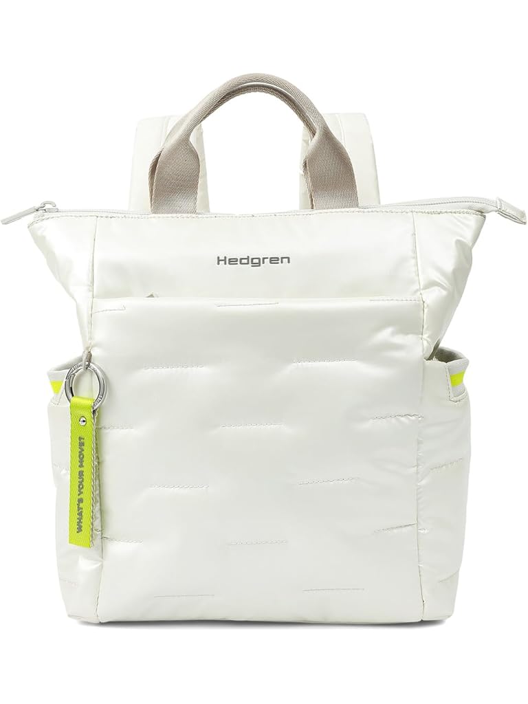 White Hedgren Comfy Backpack