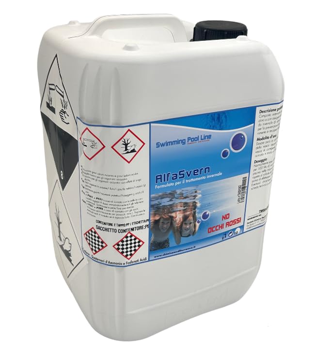 San Marco Antialghe svernante da 10 Kg per piscine interrate o fuoriterra, trattamento invernale professionale. Prodotto in Italia