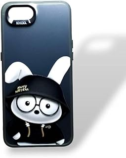 Cover Super Slim Anti Shock Rugged Shockproof Case with 3D Shapes Printing For Oppo A1k (Cute Rabbit)