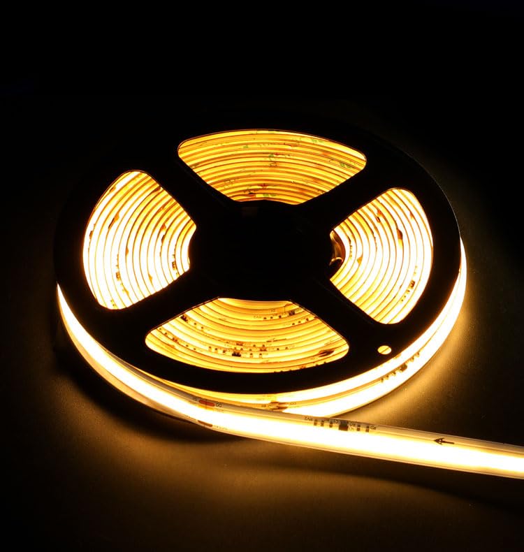 Image of COB FCOB LED Strip WS2811 IC Addressable led Running Water Effects Smart LED Strip Lights Cool Warm White 3000K CRI95+ 360LED /M 16.4FT DC24V for House Indoor Decoration