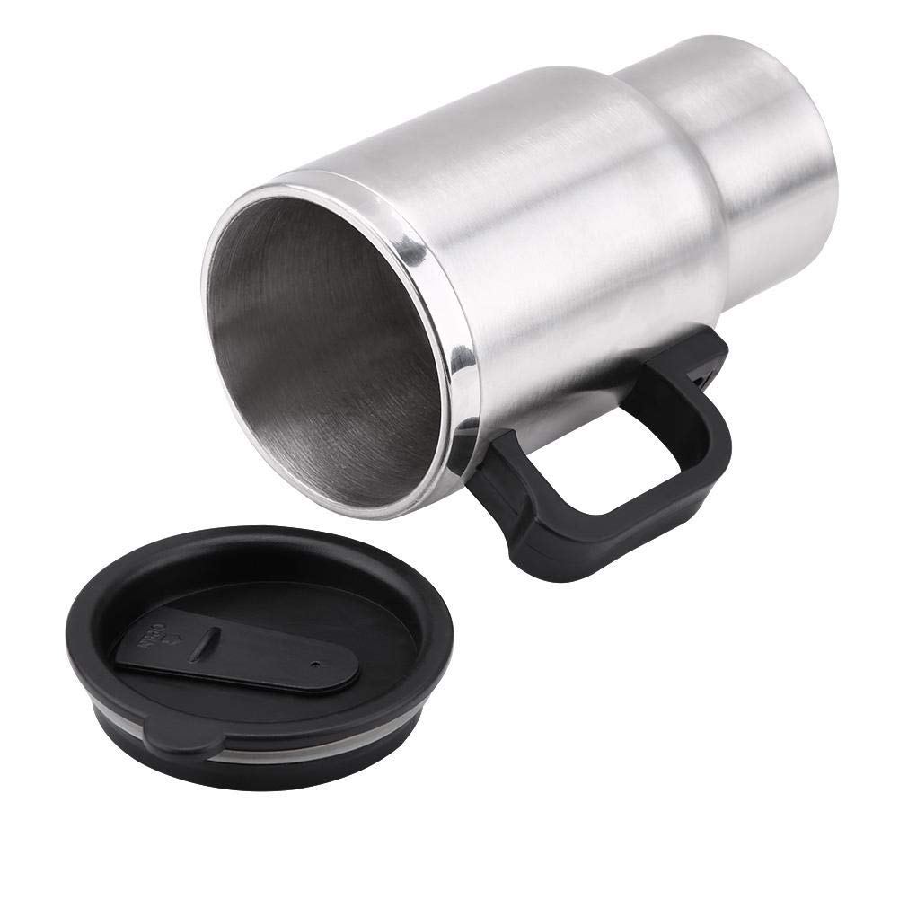for mini electric kettle 12V 450ml Electric Cup,Electric In-car Food Grade Stainless Steel Travel Heating Cup Coffee Tea Car Cup Mug