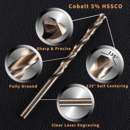 RCINDUS M35 Cobalt Drill Bit Pack
