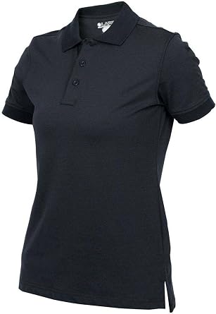 LAPG Womens Operator Tactical Polo Shirt, Short Sleeve Uniform Polo Shirt for Women, Comfortable Lightweight Anti-Wrinkle