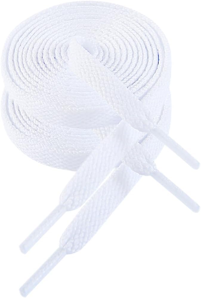 VSUDO 2 Pairs Flat Shoe Laces for Sneakers, Shoe Strings/Shoelaces for Sneakers