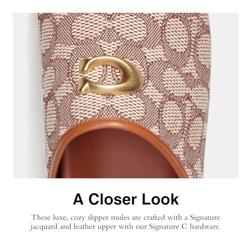 Coach Women's Hadley Signature Jacquard Slipper4