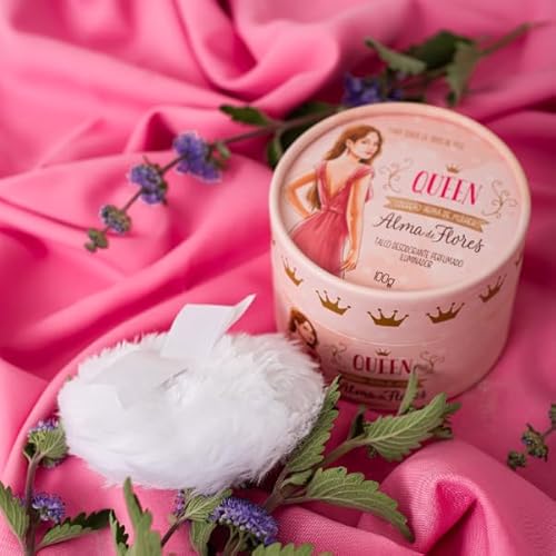 Memphis Talqueira Iluminadora Alma De Flores Queen De 100G Alma De Flores