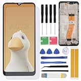 for Samsung Galaxy A02S Screen Replacement A025 A025U A025T A025G A025R4 A025F A025M A025V 6.5'' LCD Display Touch Digitizer Assembly with Frame Tools