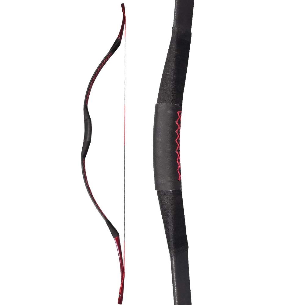 Archery Arc Traditionnel Arc en Bois à la Main Arc de Chasse Arc à la Main Mongole à la Main 25lbs 30lbs 35lbs 40 lbs Arc Recurve Laminé Traditionnel