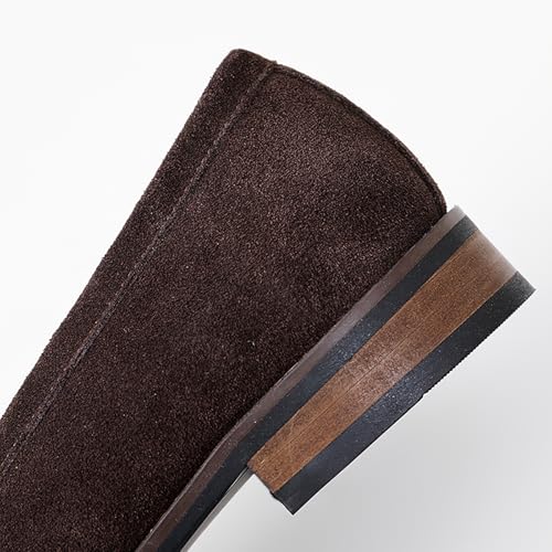 Men's Suede Upper Loafers, British Style Slip-On Casual Shoes, Trendy Lazy Shoe4