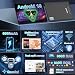 SUAAT 2026 Tablet Android 15 Octa Core Tablets 10 Zoll mit 64 GB ROM + 2 TB TF | 5G + 2,4G WiFi |GMS| Bluetooth 5.0 |8 MP + 5 MP | Typ C,Touchscreen-Tablet mit Hülle, Tastatur und Maus-Schwarz