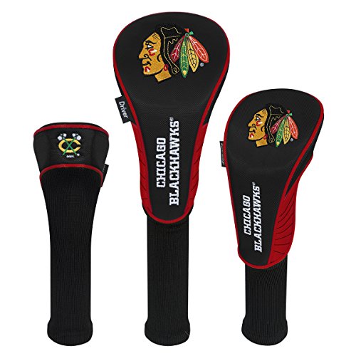 Team Effort Chicago Blackhawks Golf Headcover Set #TOP14