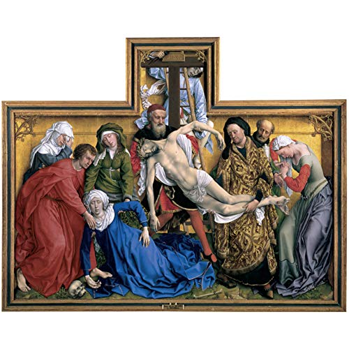 Cartel del Museo del Prado "El Descendimiento-Van der Weyden" Multicolor